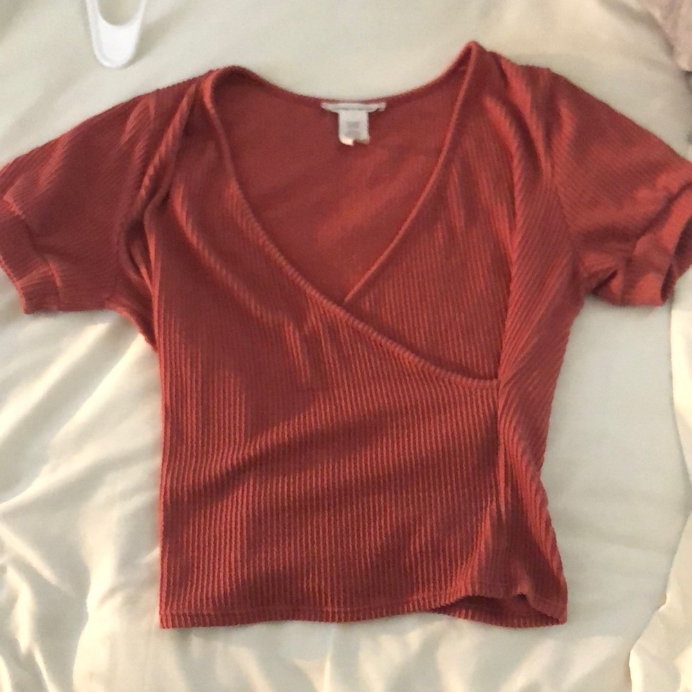 Caution to the Wind Red Cross Blouse